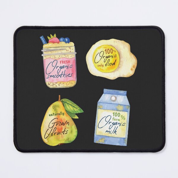 Item preview, Organic Food Labels - Smoothies, Egg, Fruit and Milk designed and sold by Alicia Chee.