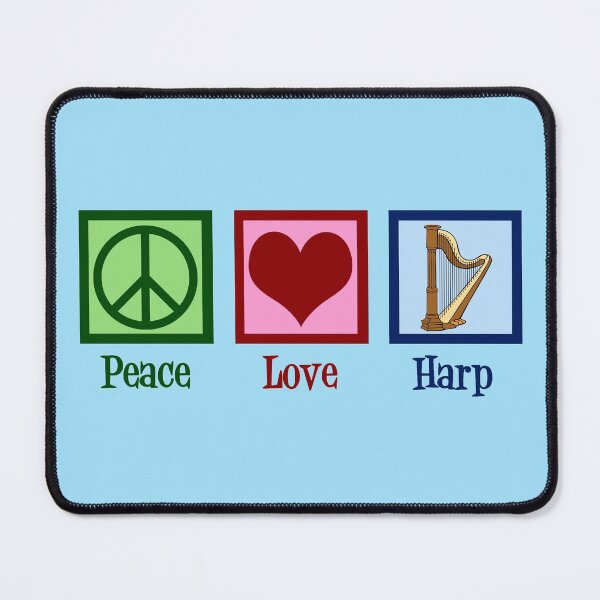 Item preview, Paz amor arpa designed and sold by Epic Love Designs.