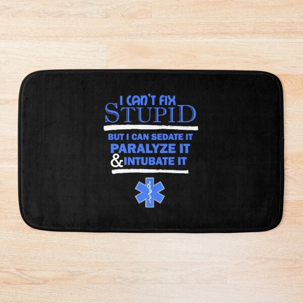 Item preview, Can't Fix Stupid Emergency Medical Services Gift Shirt EMS Long Sleeve T-Shirt designed and sold by stagnittae.