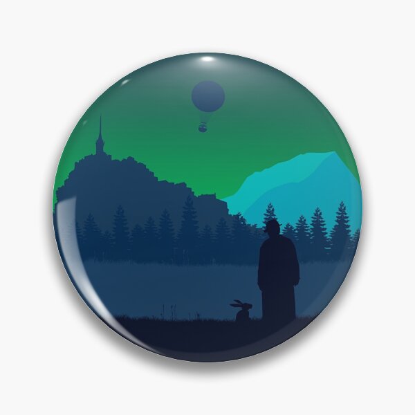 Item preview, Lee Scoresby ft Hester Scene Round | His Dark Materials designed and sold by myorangerock.