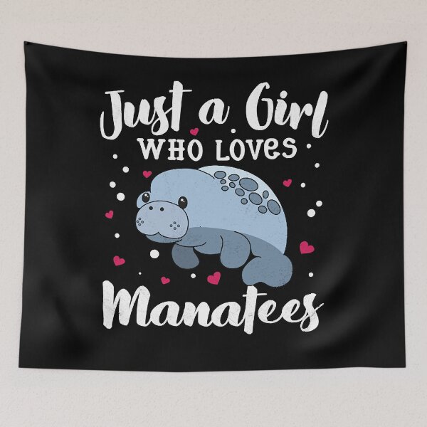 Item preview, Just a Girl who Loves Manatees Gift designed and sold by Guckio81.