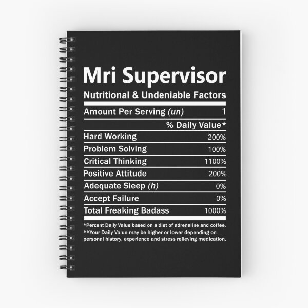 Item preview, Mri Supervisor T Shirt - Nutritional And Undeniable Factors Gift Item Tee designed and sold by cpaddensil.