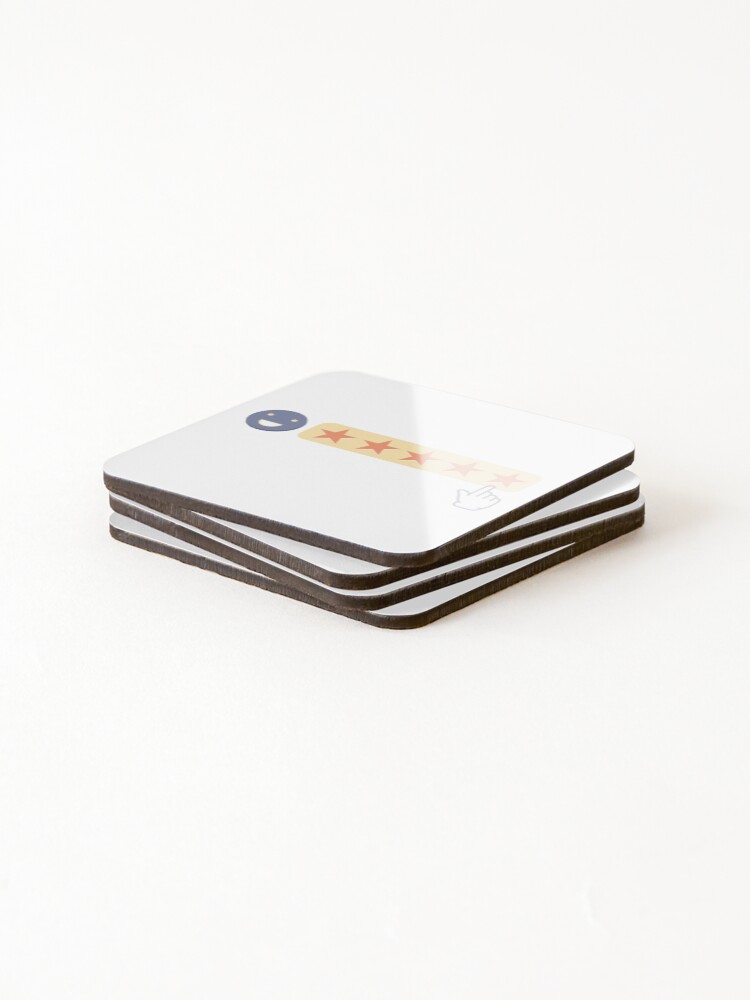 Thumbnail 4 of 5, Coasters (Set of 4), 5 STAR RATING designed and sold by GracePrintShop.