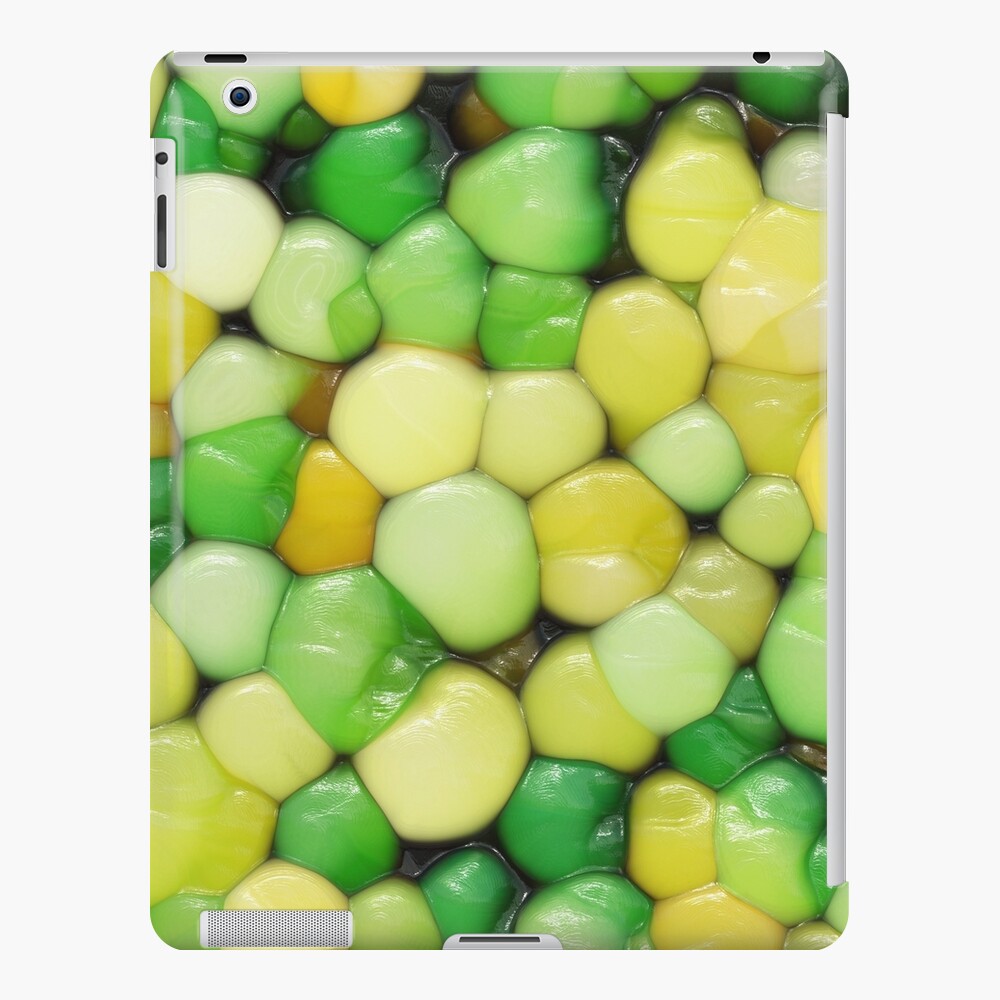 Lemon Lime Abstract iPad Case & Skin