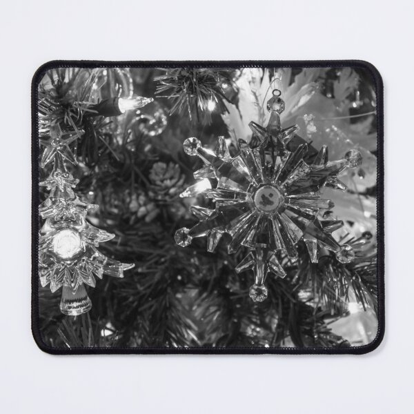 Item preview, Holiday Ornaments Grayscale designed and sold by mljdwhite.