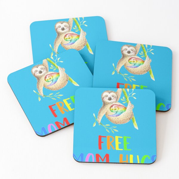 Item preview, Cute Free Mom Hugs Sloth LGBT Pride designed and sold by Jasonstoreasd.