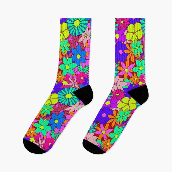 Item preview, Flower Power Retro Style Hippy Flowers designed and sold by Epitome Girl.