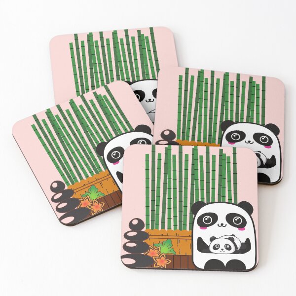 Item preview, Big Panda and Little Panda with Bamboo designed and sold by Taleahsdesigns.