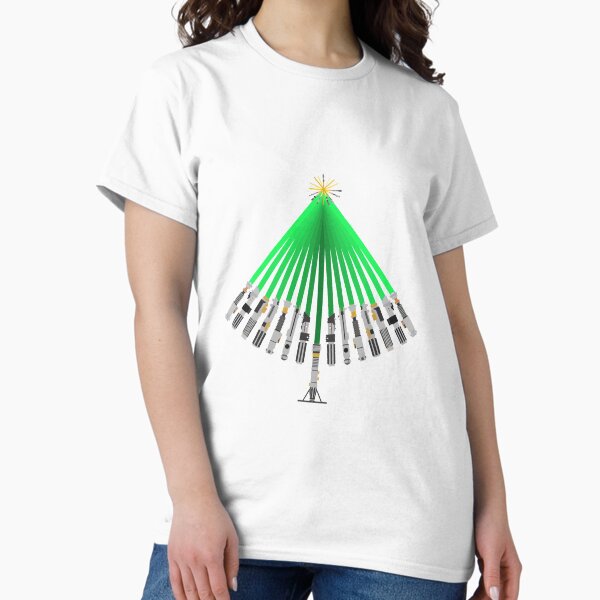 Vista previa del artículo con la obra «LightSaber Christmas Tree», diseñado y vendido por kcgfx.
