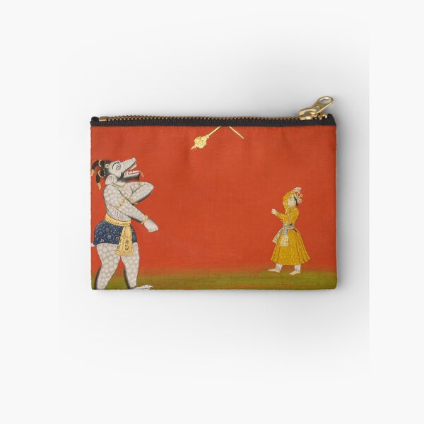 Item preview, Pradyumna and Samvara Fight with Maces designed and sold by HinduArtGallery.