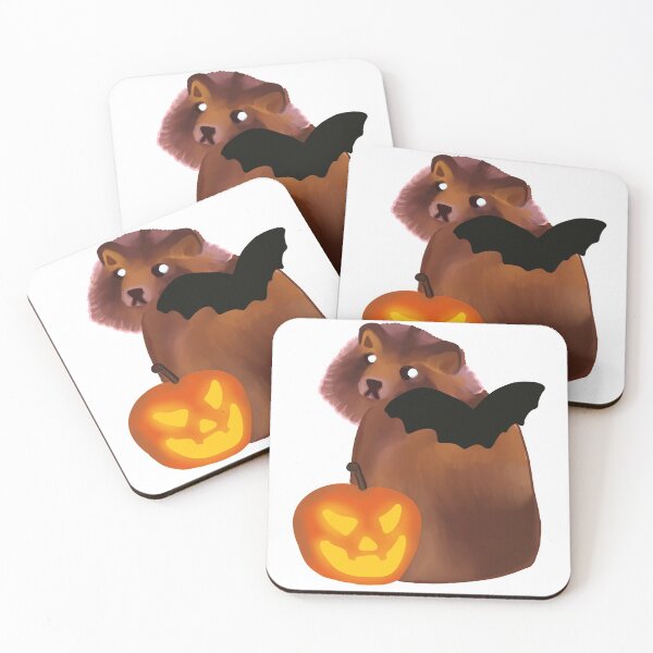 Item preview, Bat Tanuki Halloween designed and sold by sokamenart.