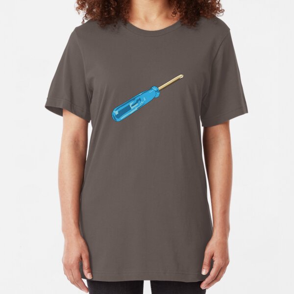 Legendary Blue Screwdriver Slim Fit T-Shirt