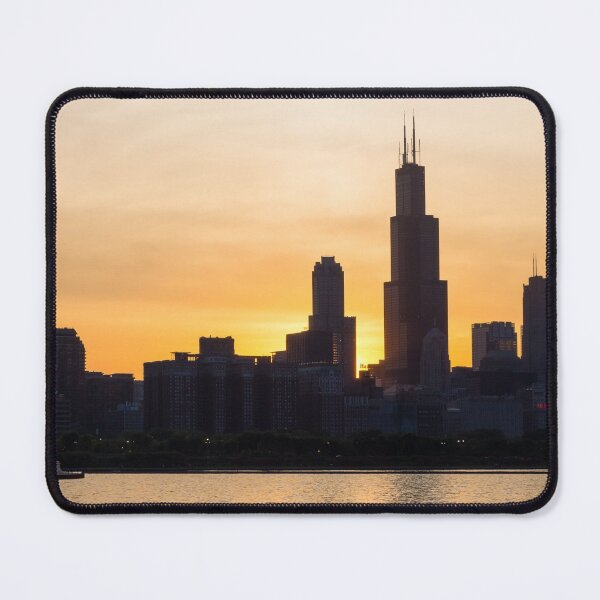 Item preview, Willis Tower Sunset Silhouette designed and sold by mljdwhite.