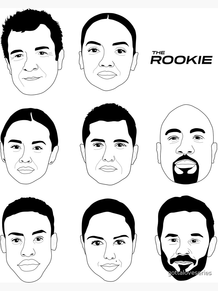 The Rookie Team Fanart The Rookie Poster For Sale By Gottaloveseries Redbubble 