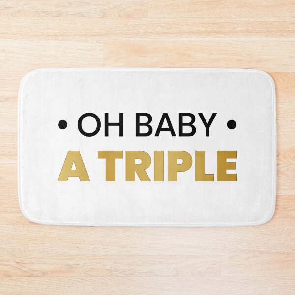 Item preview, Oh Baby A Triple (Black and Gold) designed and sold by FilipeFerreira.