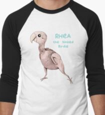 Rhea the Naked Birdie Men's Baseball ¾ T-Shirt