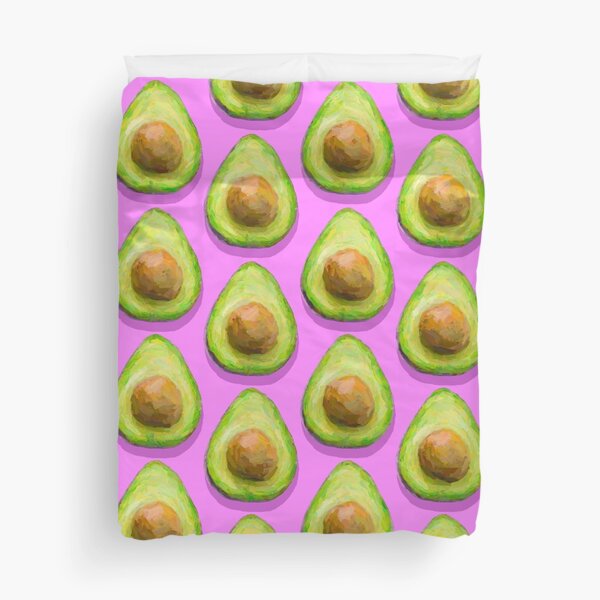 Avocado Pop Art Duvet Cover