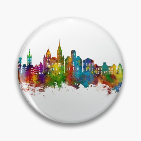 Item preview, Trier Germany Skyline designed and sold by ArtPrints.