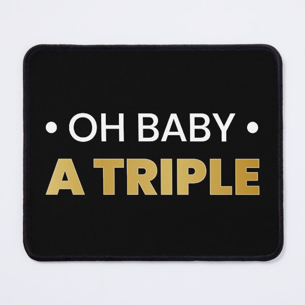 Item preview, Oh Baby A Triple (White and Gold) designed and sold by FilipeFerreira.