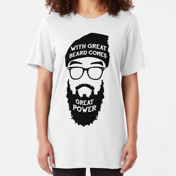 Beard Power! Slim Fit T-Shirt