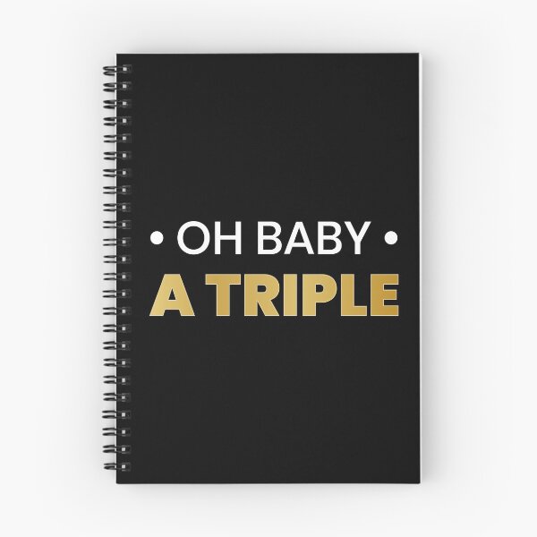 Item preview, Oh Baby A Triple (White and Gold) designed and sold by FilipeFerreira.