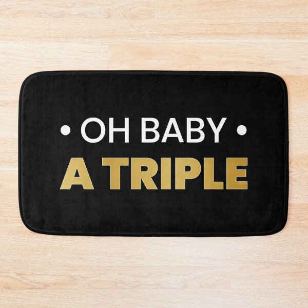 Item preview, Oh Baby A Triple (White and Gold) designed and sold by FilipeFerreira.