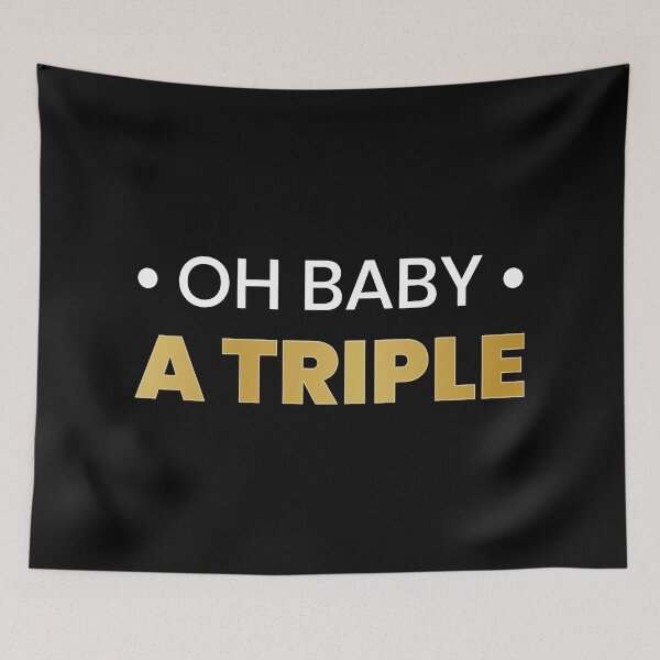 Item preview, Oh Baby A Triple (White and Gold) designed and sold by FilipeFerreira.