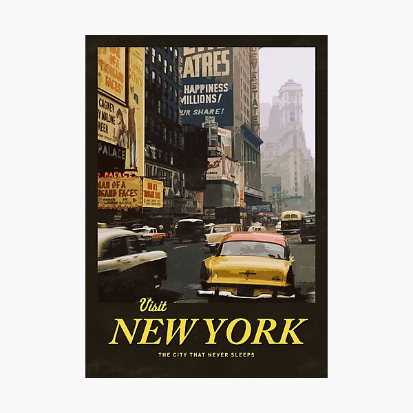 Visit New York Photographic Print