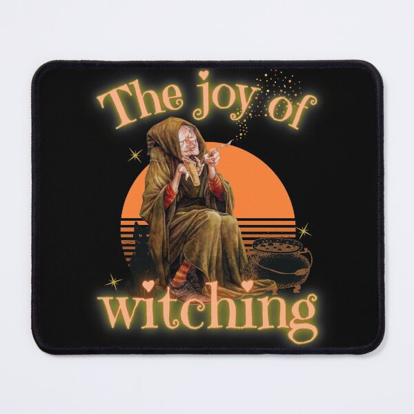 Item preview, The Joy of Witching | Funny Halloween Witch Enjoying the Witching Hour designed and sold by InkItStudio.
