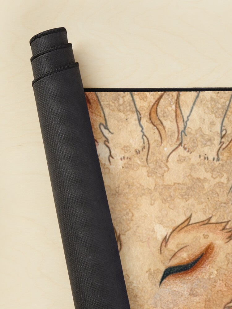 Alternate view of Slumber - TeaKitsune Dragon Fox Mouse Pad