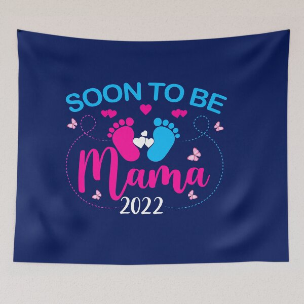 Item preview, Soon To Be Mama 2022 Pregnancy Announcement designed and sold by TrenddyArts.