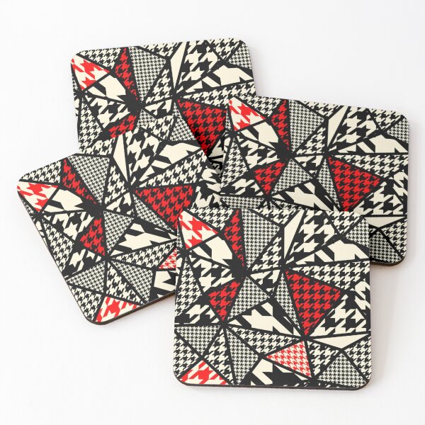 Item preview, Houndstooth pattern on abstract blur background designed and sold by TeeFashionShop.
