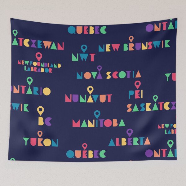 Item preview, Colorful Vintage Canada Provinces and Territories Logos designed and sold by Travalex.