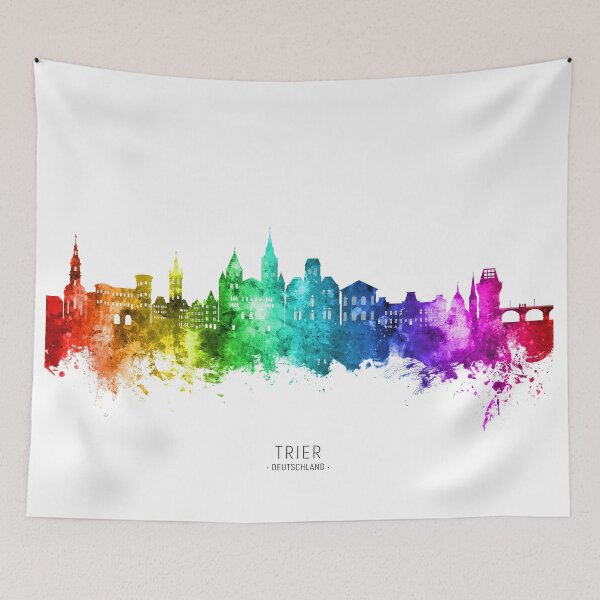 Item preview, Trier Germany Skyline designed and sold by ArtPrints.