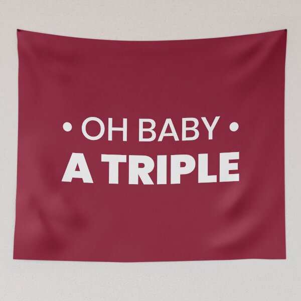 Item preview, Oh Baby A Triple (Dark Red BG) designed and sold by FilipeFerreira.
