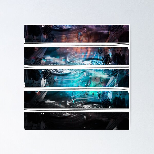 Item preview, Acrylic Stripped Collage  designed and sold by Designs By YL.