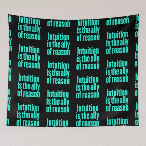 Item preview, Intuition is the ally of reason v.1 designed and sold by x1brett.