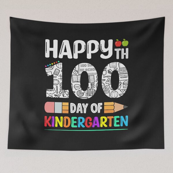 Item preview, Happy 100th Day of Kindergarten Teacher Student designed and sold by Ryan89-Design.