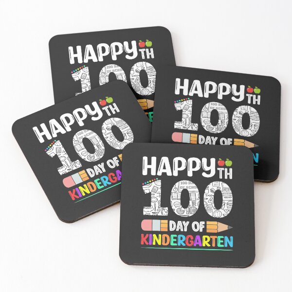 Item preview, Happy 100th Day of Kindergarten Teacher Student designed and sold by Ryan89-Design.