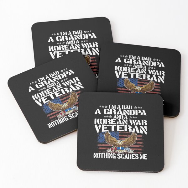 Item preview, I'M A Dad Grandpa And Korean War Veteran Nothing Scares Me designed and sold by ryannokune.