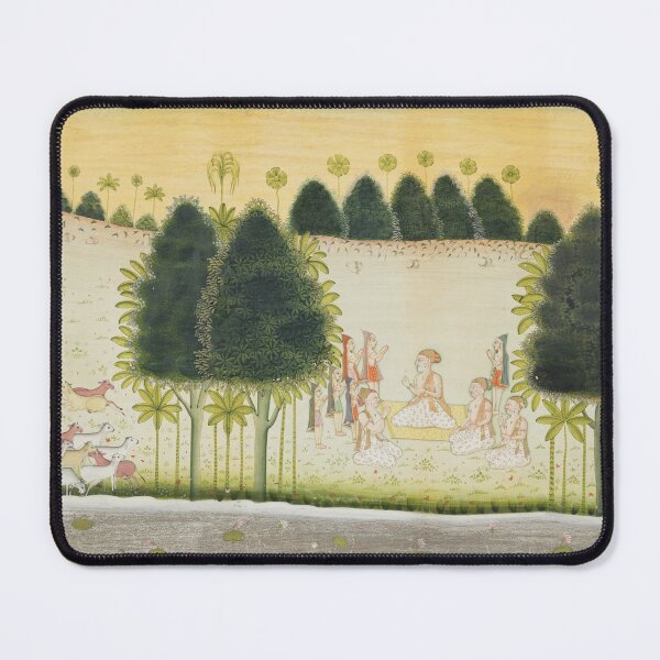 Item preview, Nanda and the Elders in Council with the Cowherds designed and sold by HinduArtGallery.