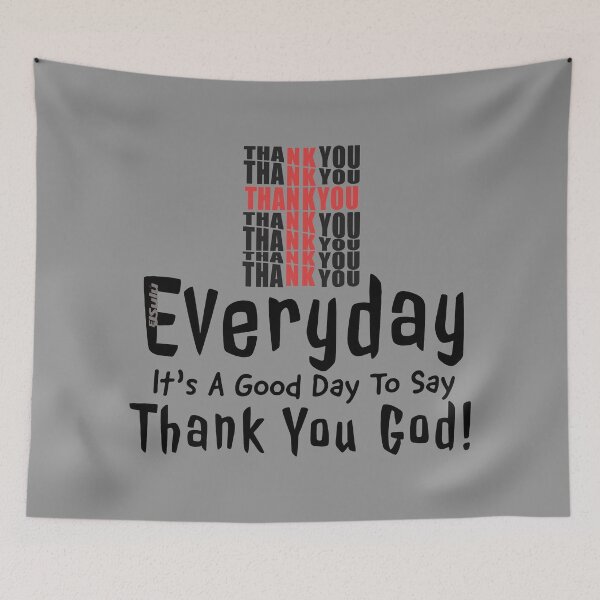 Item preview, PRAY THANK JESUS EVERYDAY FOR THE BLESSINGS Christian Design designed and sold by ej-sulu.