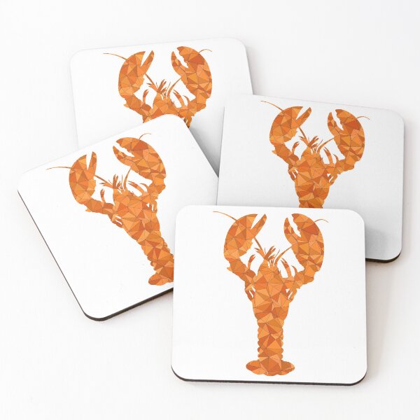 Item preview, Red lobster with geometric shapes designed and sold by Mila1946.