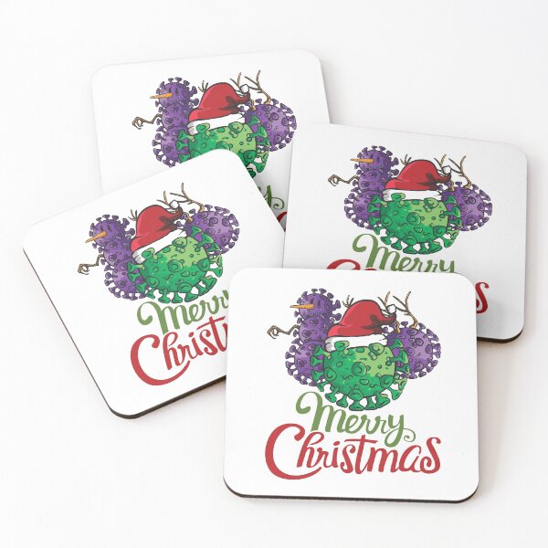 Item preview, Merry Christmas Santa Claus Covid Virus designed and sold by MadMando.