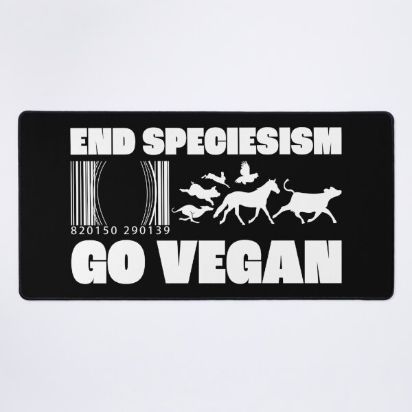 Item preview, End Speciesism Go Vegan - Bar Code Cage designed and sold by Epitome Girl.