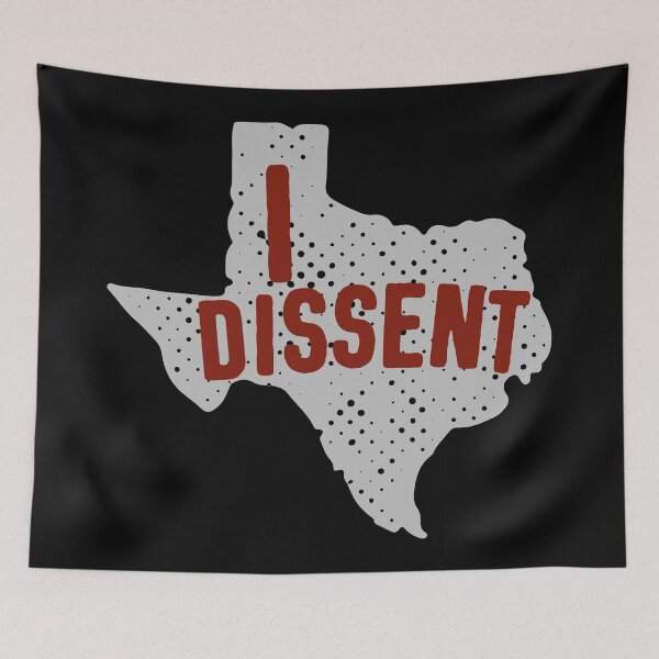 Item preview, Women Have Had Enough: Texas - I DISSENT (red and grey/gray) designed and sold by Ofeefee.