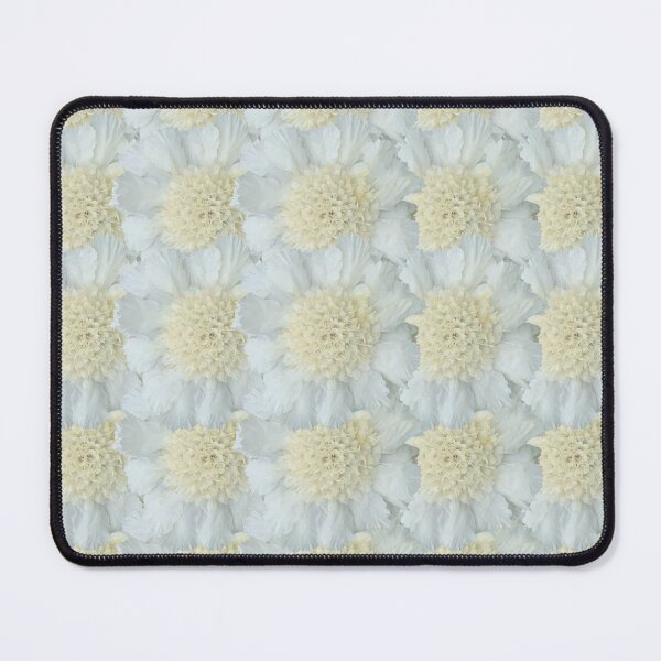 Item preview, White Scabious Flower Still Life Floral Photography designed and sold by CottoVerdi.