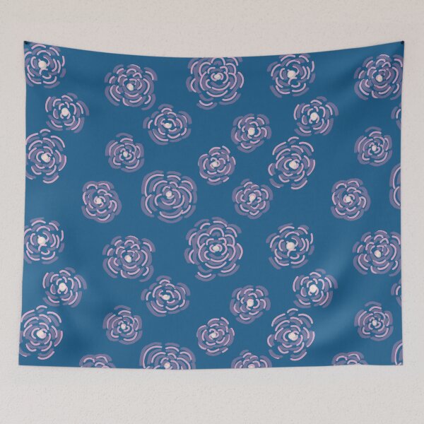 Item preview, Purple and Pink Flower Pattern designed and sold by RepeatCandy.