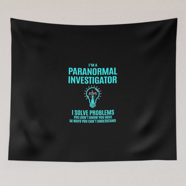 Artikelvorschau, Paranormal Investigator T-Shirt - Ich löse Probleme Geschenkartikel Tee entworfen und verkauft von learkemili.