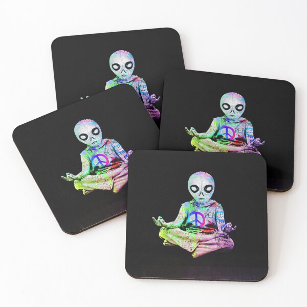 Item preview, Zen Alien Graffiti Street Art designed and sold by Mystikos Art.